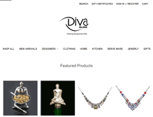 Tablet Screenshot of divasedona.com